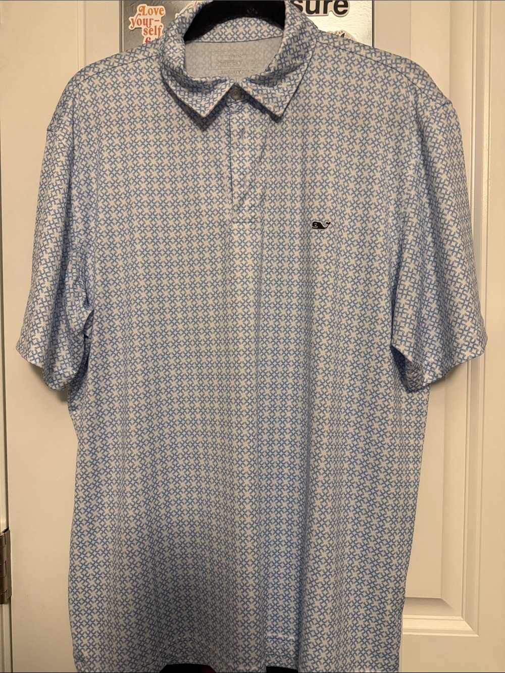 Vineyard Vines Men’s Short Sleeve Polo Shirt - Kentucky Derby Sankaty Polo Large